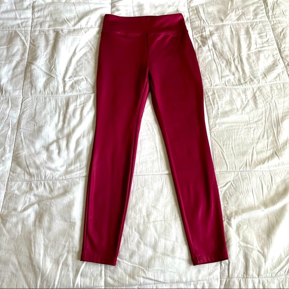 Wild Fable Burgundy High-Waisted Full Length Leggings. Women’s Size XS - Picture 3 of 9